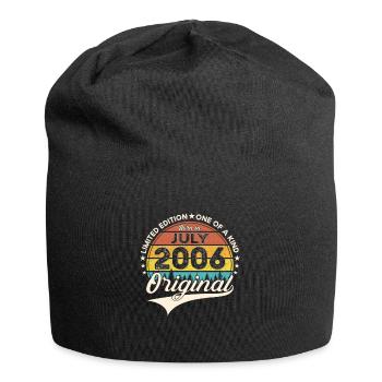 17th Birthday Man Born In July Vintage 2006 - Jersey Beanie - black - Front