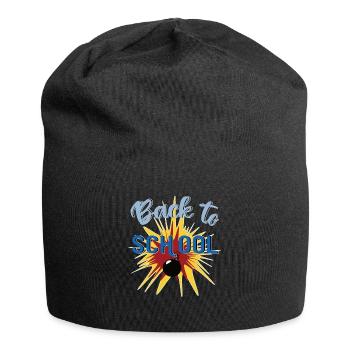 Back to School with Bomb - Jersey Beanie - black - Front