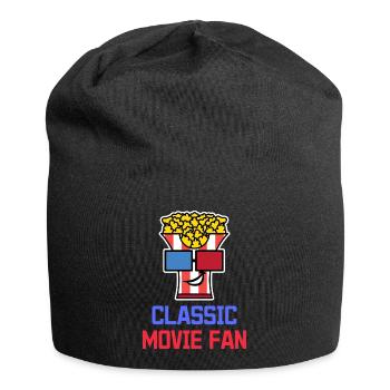 Popcorn Statement Cinéma Night Movies Binge Watching - Bonnet en jersey - noir - Devant