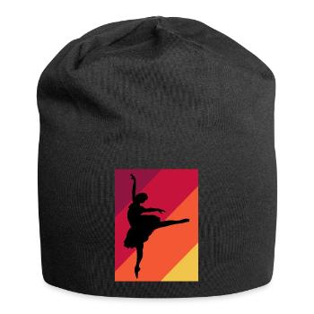 Dancing Dance Music - Jersey-Beanie - Schwarz - Vorne