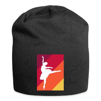 Dancing Dance Music - Jersey-Beanie - Schwarz - Vorne