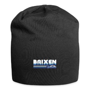 Vacances Bressanone à Tyrol du Sud Design - Bonnet en jersey - noir - Devant