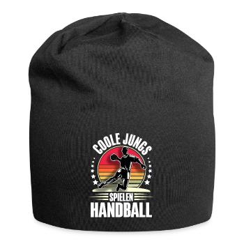 Handball Handballer - Jersey-Beanie - Schwarz - Vorne