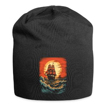 Sea Yacht - Jersey Beanie - black - Front