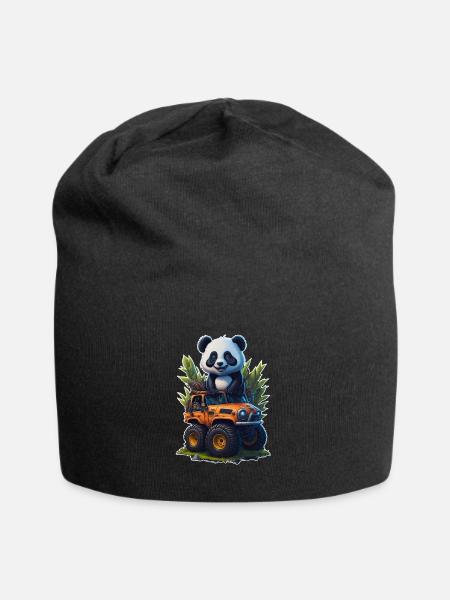 Panda Truck - Jersey-Beanie - Schwarz