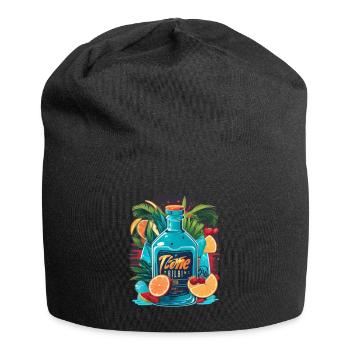 Graffiti - Jersey-Beanie - Schwarz - Vorne