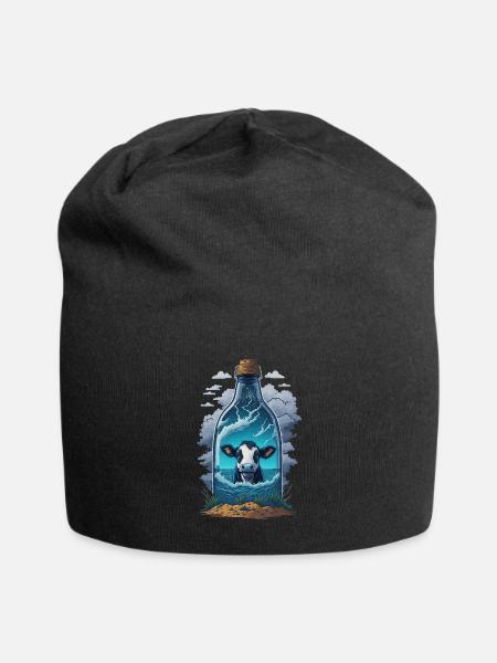 Cow - Jersey Beanie - black