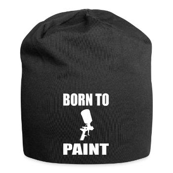 Lackierer - Jersey-Beanie - Schwarz - Vorne