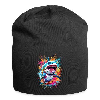 Shark - Jersey Beanie - black - Front