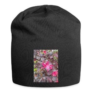 Black Pearl Loropetalum chinense - Jersey Beanie - black - Front