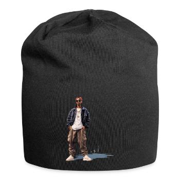casual hip-hopper - Jersey Beanie - black - Front