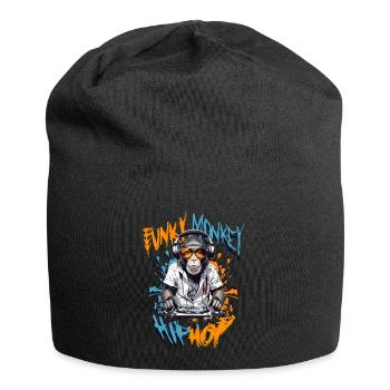 Monkey Hip Hop - Jersey Beanie - black - Front