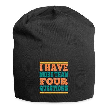 I have more than four vintage questions - Jersey Beanie - black - Front