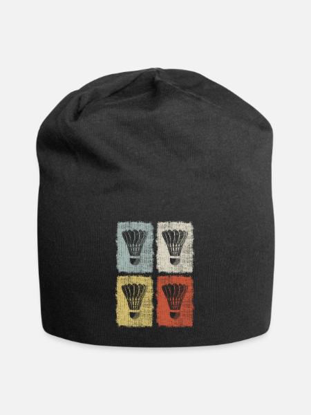 Badminton - Jersey-Beanie - Schwarz