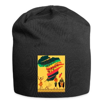 Danse africaine - Bonnet en jersey - noir - Devant