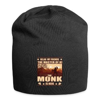 The Monk, Master of AI - great role-playing game design - Jersey Beanie - black - Front