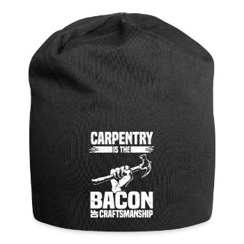 Tischler - Jersey-Beanie - Schwarz - Vorne