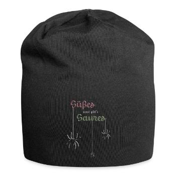 HALLOWEEN KONTRAST - Jersey-Beanie - Schwarz - Vorne