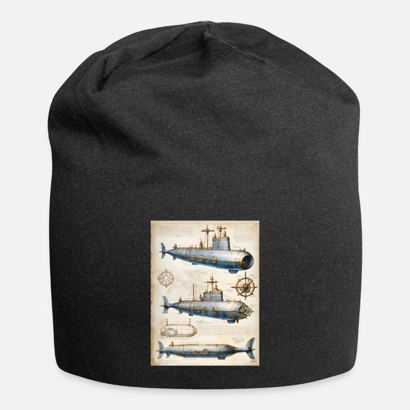 Sous-marin #1 - Bonnet en jersey - noir