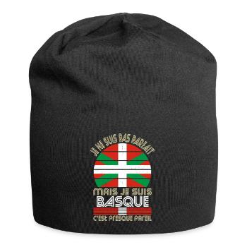 Je ne suis pas parfait mais je suis Basque - Bonnet en jersey - noir - Devant