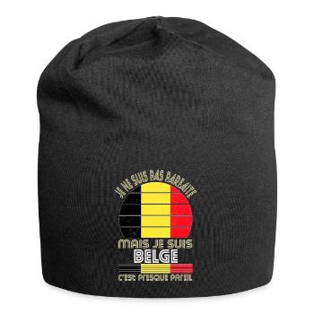 Je ne suis pas parfaite mais je suis Belge - Bonnet en jersey - noir - Devant