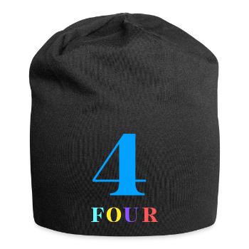 Four-4e anniversaire - Bonnet en jersey - noir - Devant