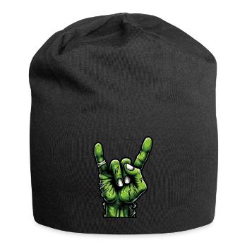Electric Vibes Hand Gesture Tee - Rock and Roll - Bonnet en jersey - noir - Devant