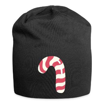 Candy cane - Jersey Beanie - black - Front