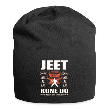 Conception d’arts martiaux Jeet-kune-do cool avec kanji - Bonnet en jersey - noir - Devant