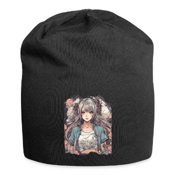 Serenity Blossom Anime Femme Manga Personnage - Bonnet en jersey - noir - Devant