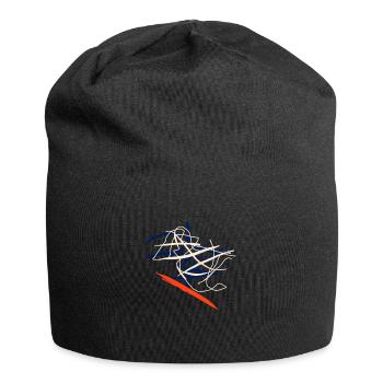 Abstrakt kleiden Abstrakter Kleidungsstil - Jersey-Beanie - Schwarz - Vorne