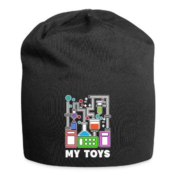 Vorgesetzter Job Karriere Statement Wissenschafter - Jersey-Beanie - Schwarz - Vorne