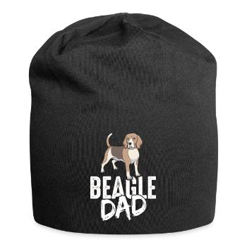 Beagle Dad Dog Dad Dad Dad Owner Fun Dogs - Jersey Beanie - black - Front