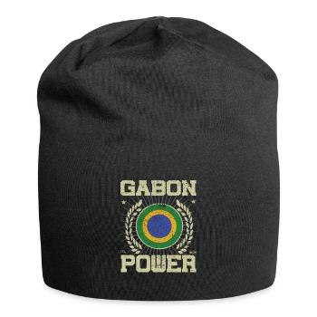 Cool Gabon, Design - Bonnet en jersey - noir - Devant