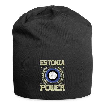 Cool Estonie, Design - Bonnet en jersey - noir - Devant