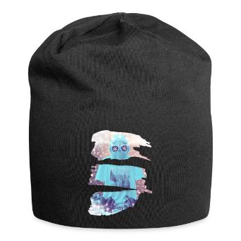 Il neige - Bonnet en jersey - noir - Devant