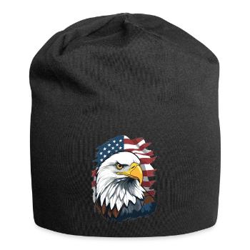 Bald eagle - Jersey Beanie - black - Front