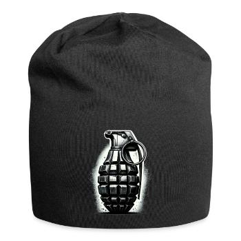 Explosive Charge: Hand Grenade - Jersey Beanie - black - Front