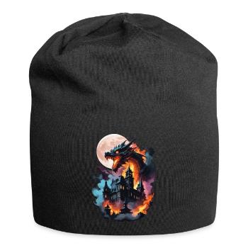 DRAGON MIDNIGHT BLAZE: STADT IN FLAMMEN, MONDCHAOS - Jersey-Beanie - Schwarz - Vorne