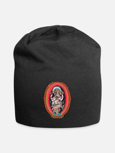 Ganesha - Jersey-Beanie - Schwarz
