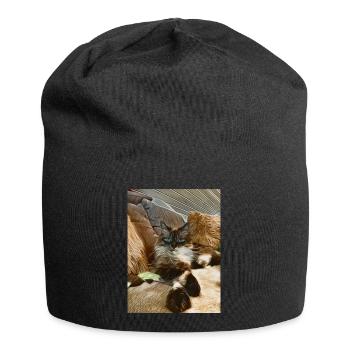 Bobby - Jersey-Beanie - Schwarz - Vorne