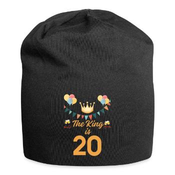 The King is 20 - Jersey-Beanie - Schwarz - Vorne