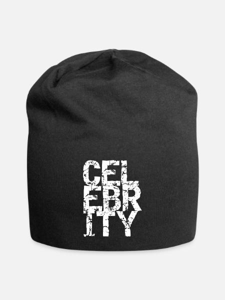 Grobe Typografie Urban Art - Jersey-Beanie - Schwarz