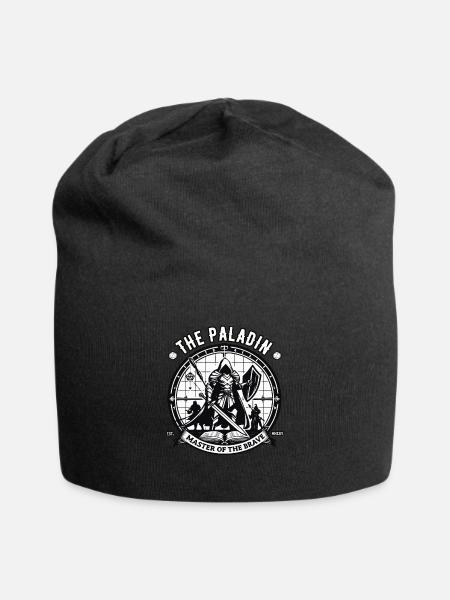 Rollenspiel Paladin Design für den Rollenspieler - Jersey-Beanie - Schwarz