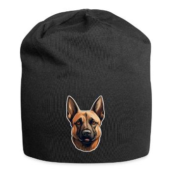 Belgian Malinois - Jersey-Beanie - Schwarz - Vorne
