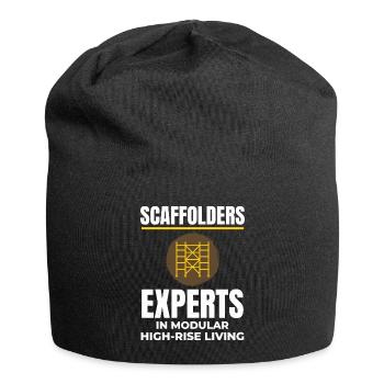 Scaffolder Scaffold Builder Scaffolding Platform - Jersey Beanie - black - Front