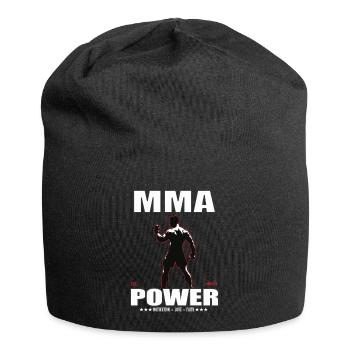 MMA Power Design für den Mixed Martial Arts Fan - Jersey-Beanie - Schwarz - Vorne