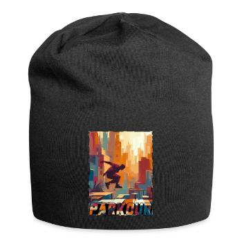 Parkour - Jersey Beanie - black - Front