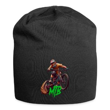 MTB Bike - Jersey-Beanie - Schwarz - Vorne