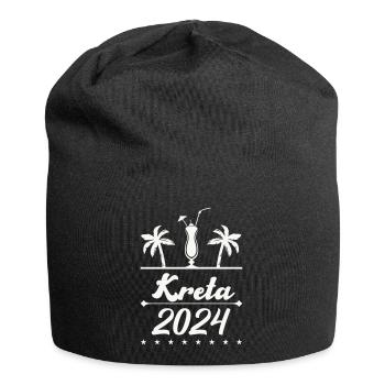kreta 2024 - Jersey-Beanie - Schwarz - Vorne